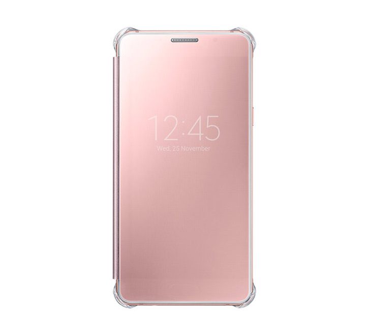 Clear View Cover Case to Galasy  2016 Pink